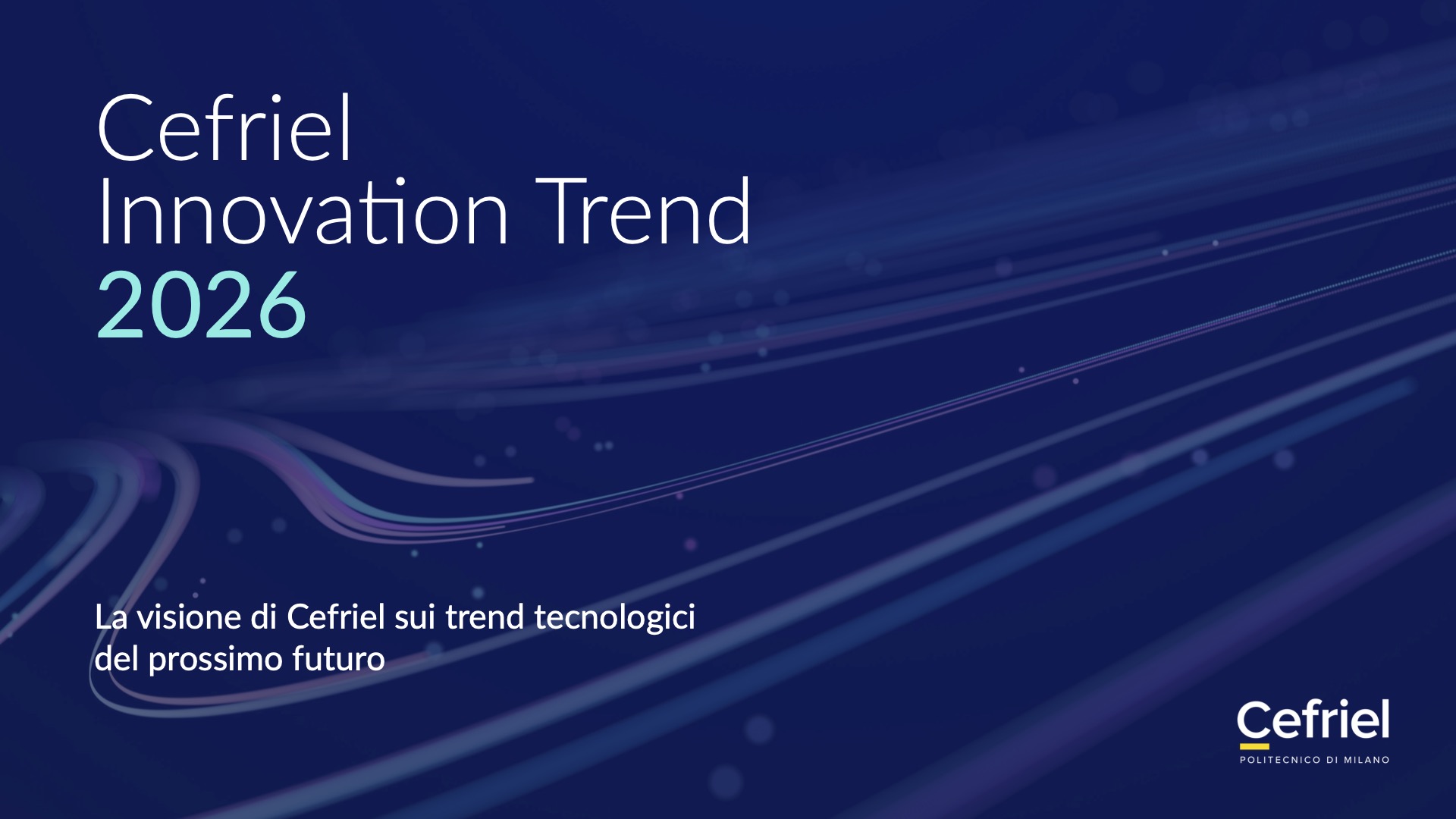 Cefriel Innovation Trend 2026