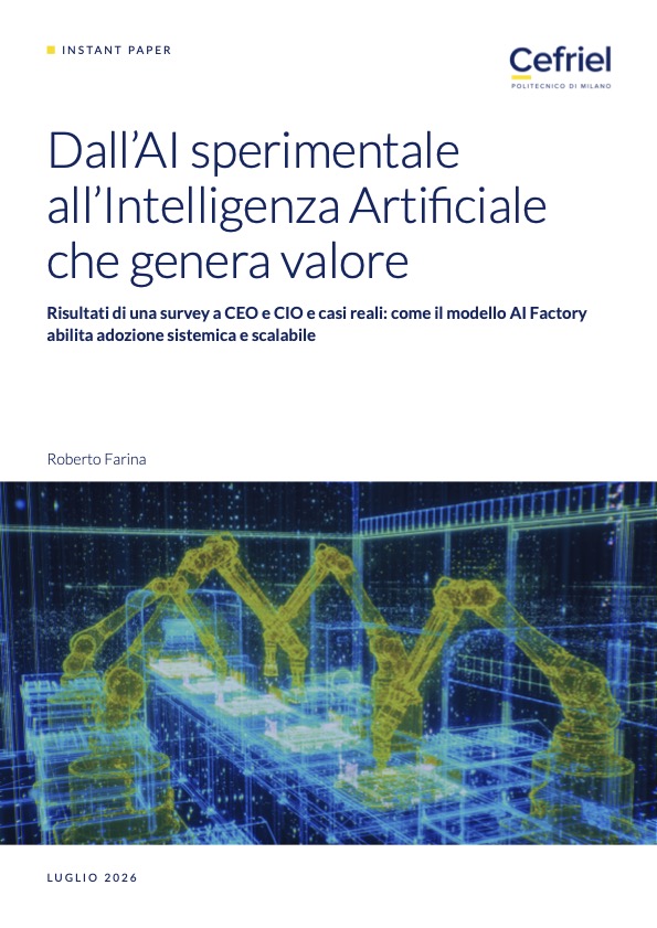 Dall'AI sperimentale all'Intelligenza Artificiale che genera valore